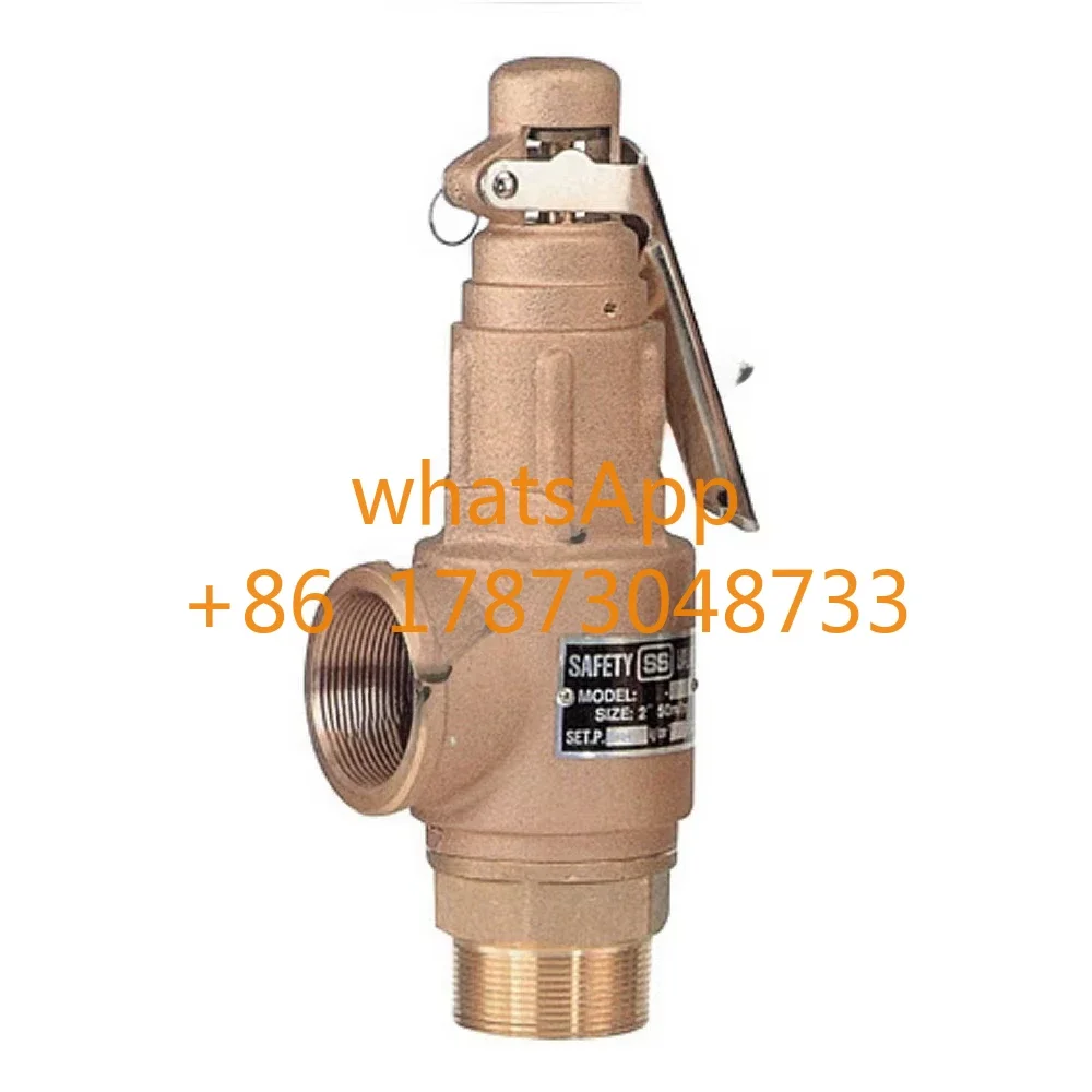 COVNA DN50 2 inch NPT / BSPT Thread Brass Bronze Boiler Steam Safety Relief Valve with Lever