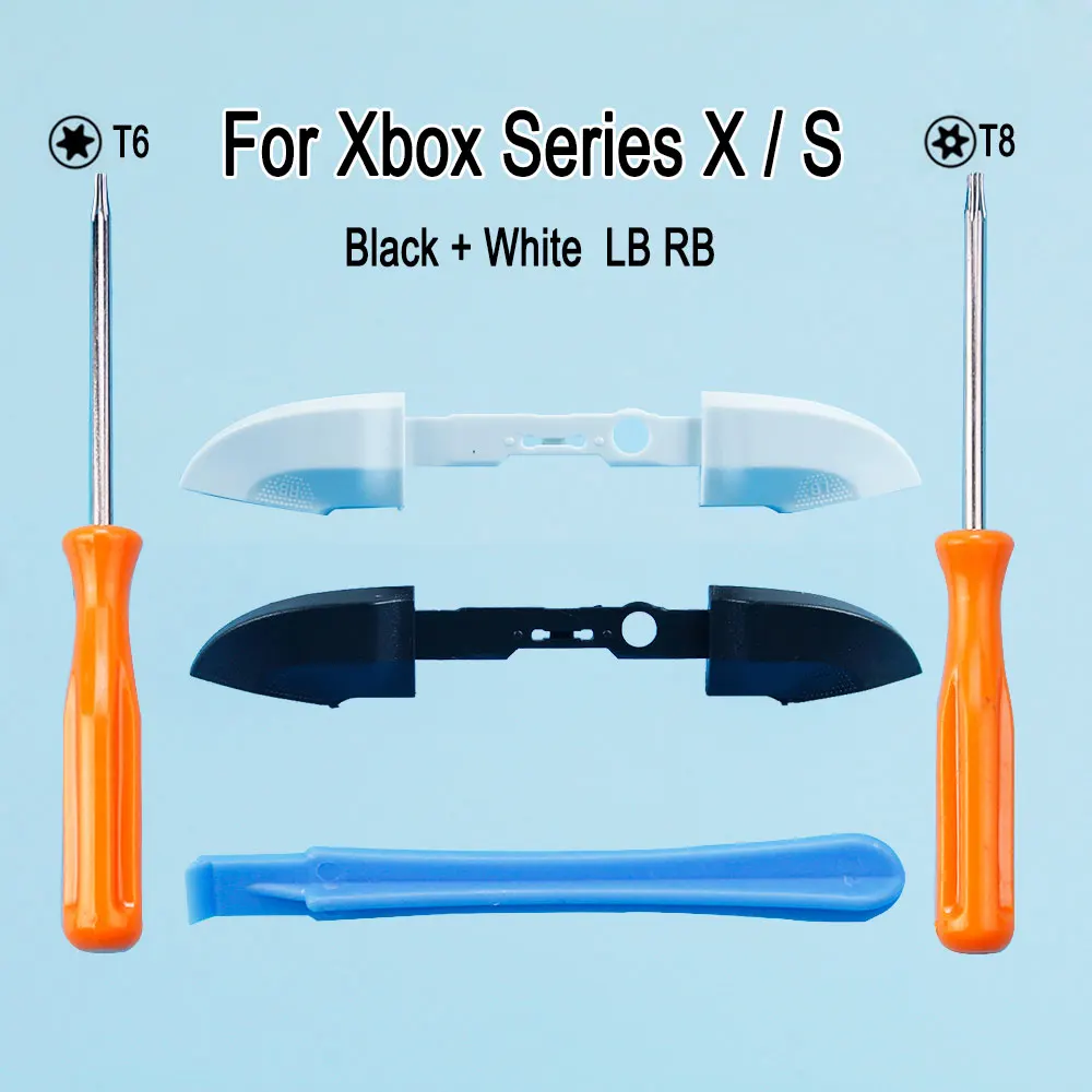 1 Satz rb lb Stoßstange Auslöse knopf mittlere Stangen halterung für Xbox Serie x/s Controller Ersatz Reparatur knopf & Werkzeug teile – Detail 4