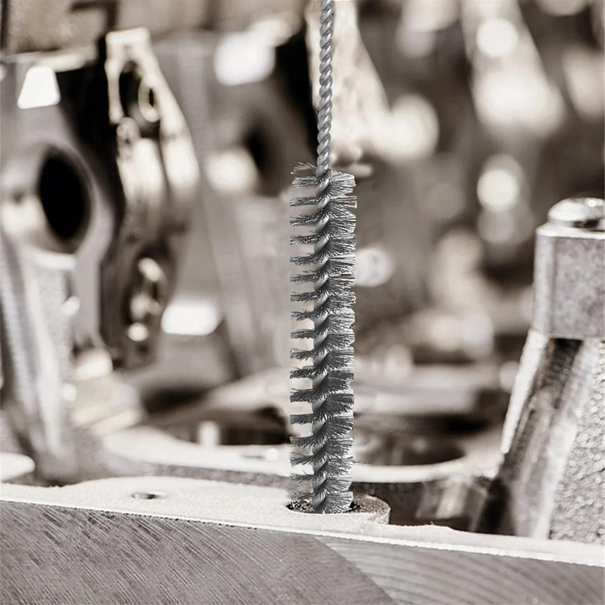 2025+ مجموعة فرش تنظيف الأنابيب المكونة من 6 قطع، فرشاة ثقب 8/12/16/20/25 مم، فرشاة صغيرة من الفولاذ المقاوم للصدأ للتنظيف #1