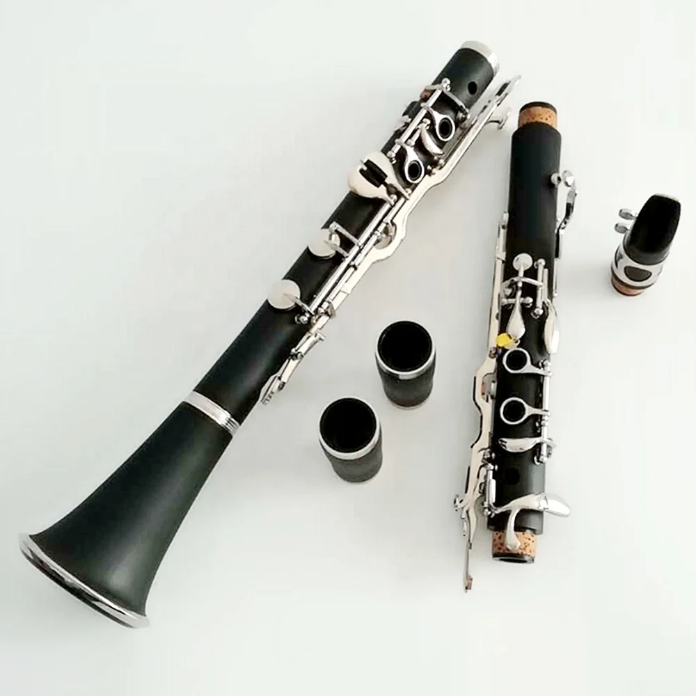 ABS bright tube nickel plated G clarinet