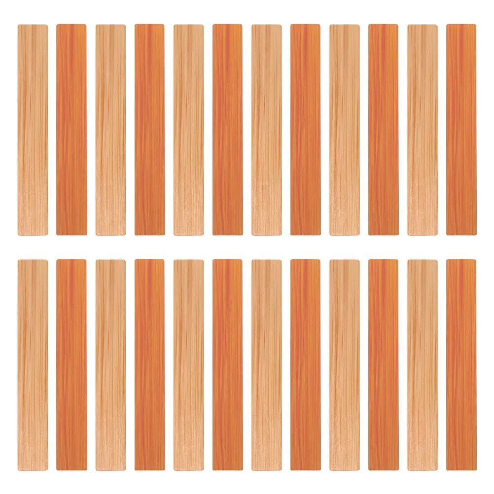 

40Pcs Miniature Wood Grain Flooring Realistic Self-Adhesive Peel and Stick Tiles for Dollhouse Kitchen Living Room