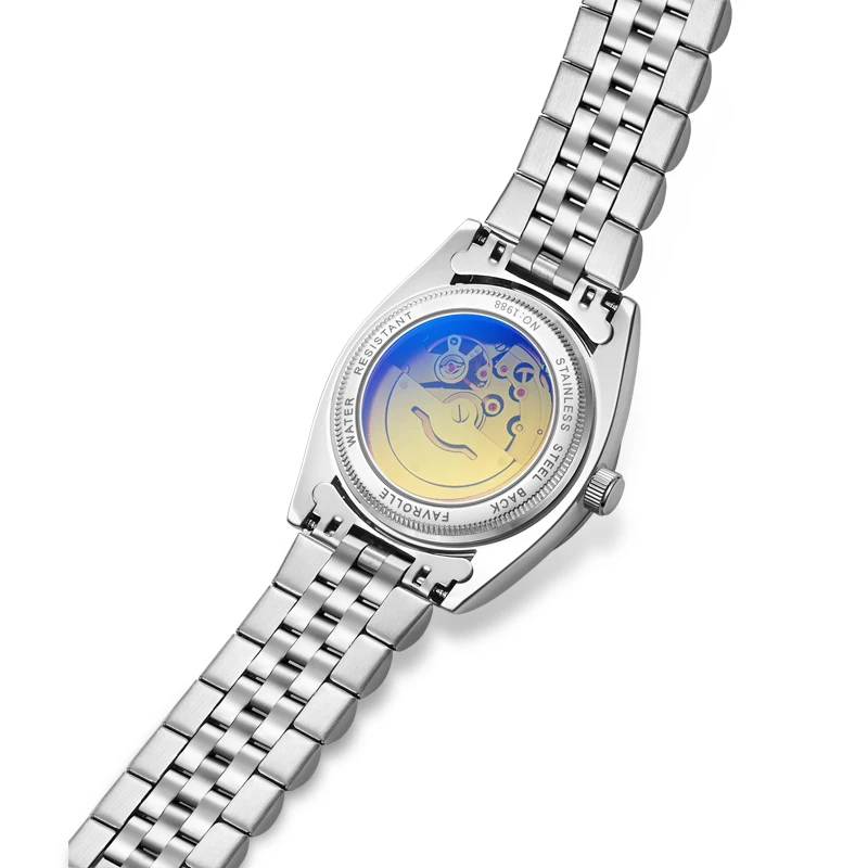 Tienda insignia oficial Luolingongjue Relojes para hombres y mujeres Relojes mecánicos Movimiento completamente automático Resistente al agua Luminoso Top Marca elegante Relojes para parejas