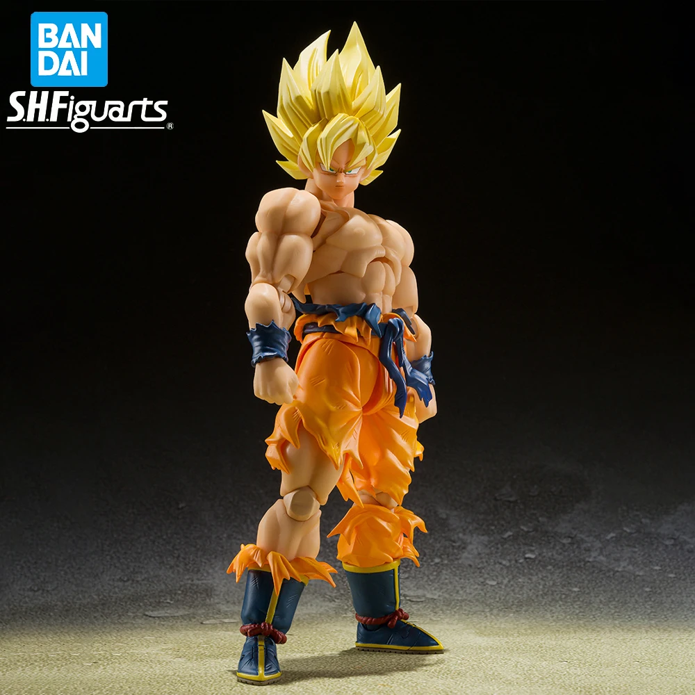 

In Stock Original BANDAI SHFiguarts Dragon Ball Z Legendary Super Saiyan Son Goku Action Figure Genuine Anime Model