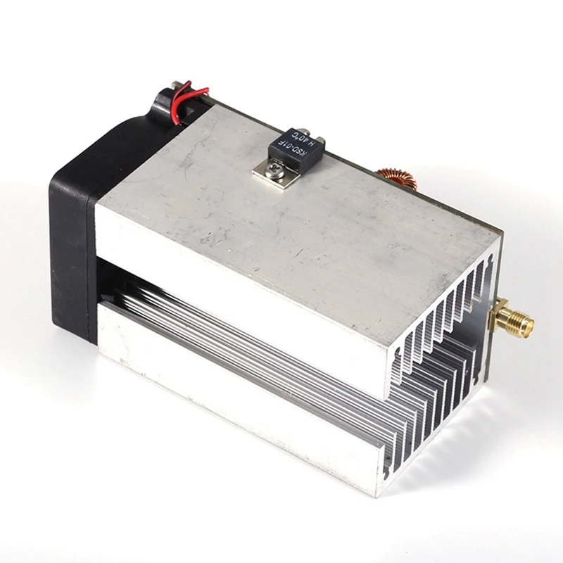 433Mhz 25W RF Power Amplifier Image Transmission Amplifier With Cooling Fan 390-470Mhz For HAM Radio Transceiver