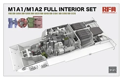 Ryefield model kit RM-5121 ﻿ M1A1/M1A2 Full Interior Set 1/35