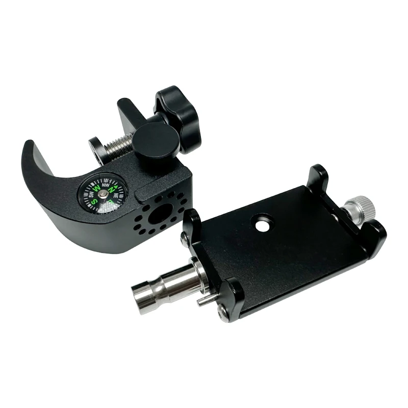 Imagem -05 - Suporte Cradle With Compass Phone Holder Braçadeira para Gps Data Collector Total Station