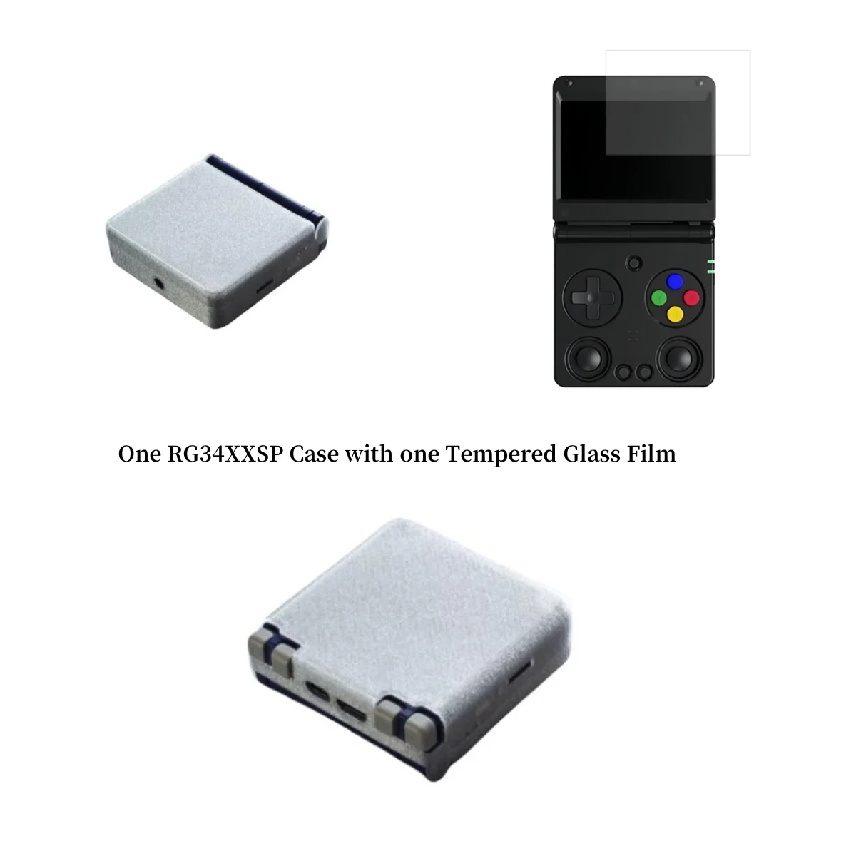 For Anbernic RG34XXSP Protective Cover Case Mini RG34XX SP Game 