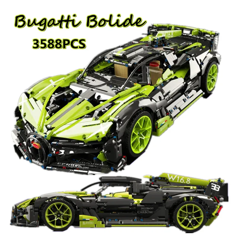 

NEW IN STOCK Bugattii Bolide W16 Racing Sport Car Compatible With MOC 42151 68108 Building Technology Blocks Bricks Toys Gifts