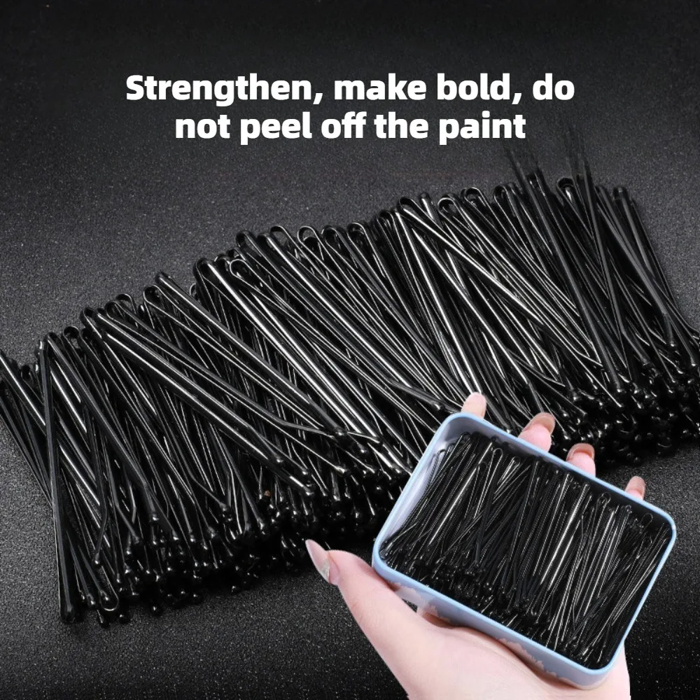 المرأة الصلبة عادية بوبي دبوس مجموعة صناديق للحياة اليومية دبابيس مقاطع الشعر الإناث لأدوات ماكياج اكسسوارات تصفيف الشعر #6