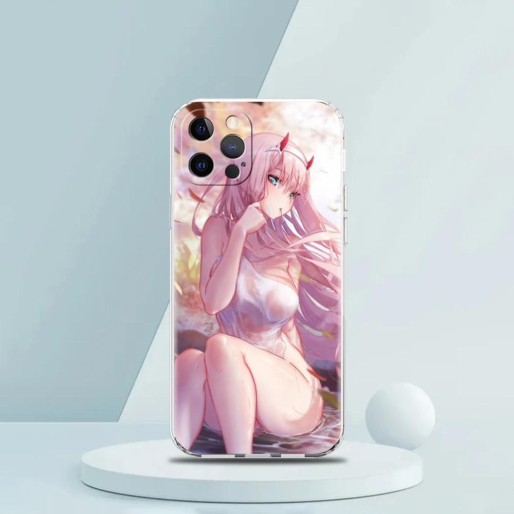 Hentai Harajuku Anime Girl Case for iPhone 16 15 14 13 12 Pro Max Transparent Soft for iPhone 11 Pro Max 7 8 Plus XS XR Shell