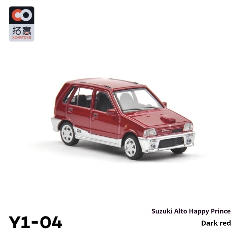 

XCARTOYS масштаб 1:64 Классический японский мини-городской автомобиль - литая под давлением модель бордового и красного сплава с открывающимися деталями, коллекционная серия, подарок