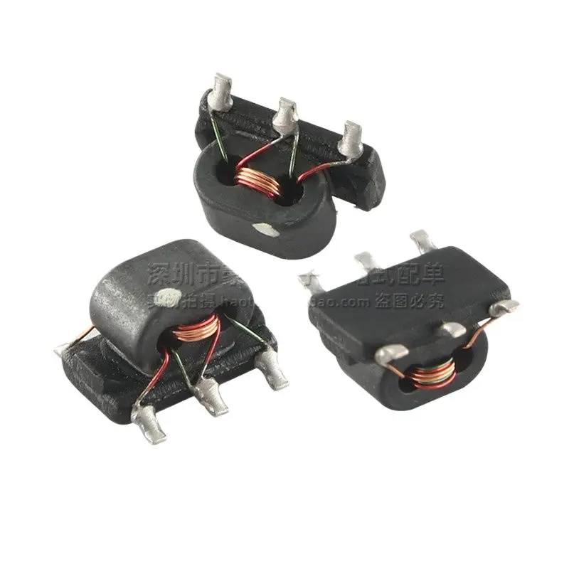 4pcs/ SMD 50 Ohm B4F type miniature balun 8:1CT isolation 0.1-130MHZ RF RF transformer instead of ADT8-1T+