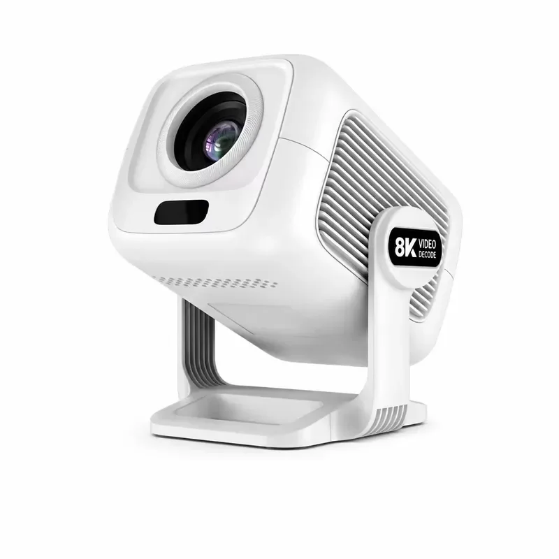 Portable WiFi 6 Projector 1080P Native Resolution Auto Focus LED Home Theater Beam for Outdoor Movie Night Screen Mirroring