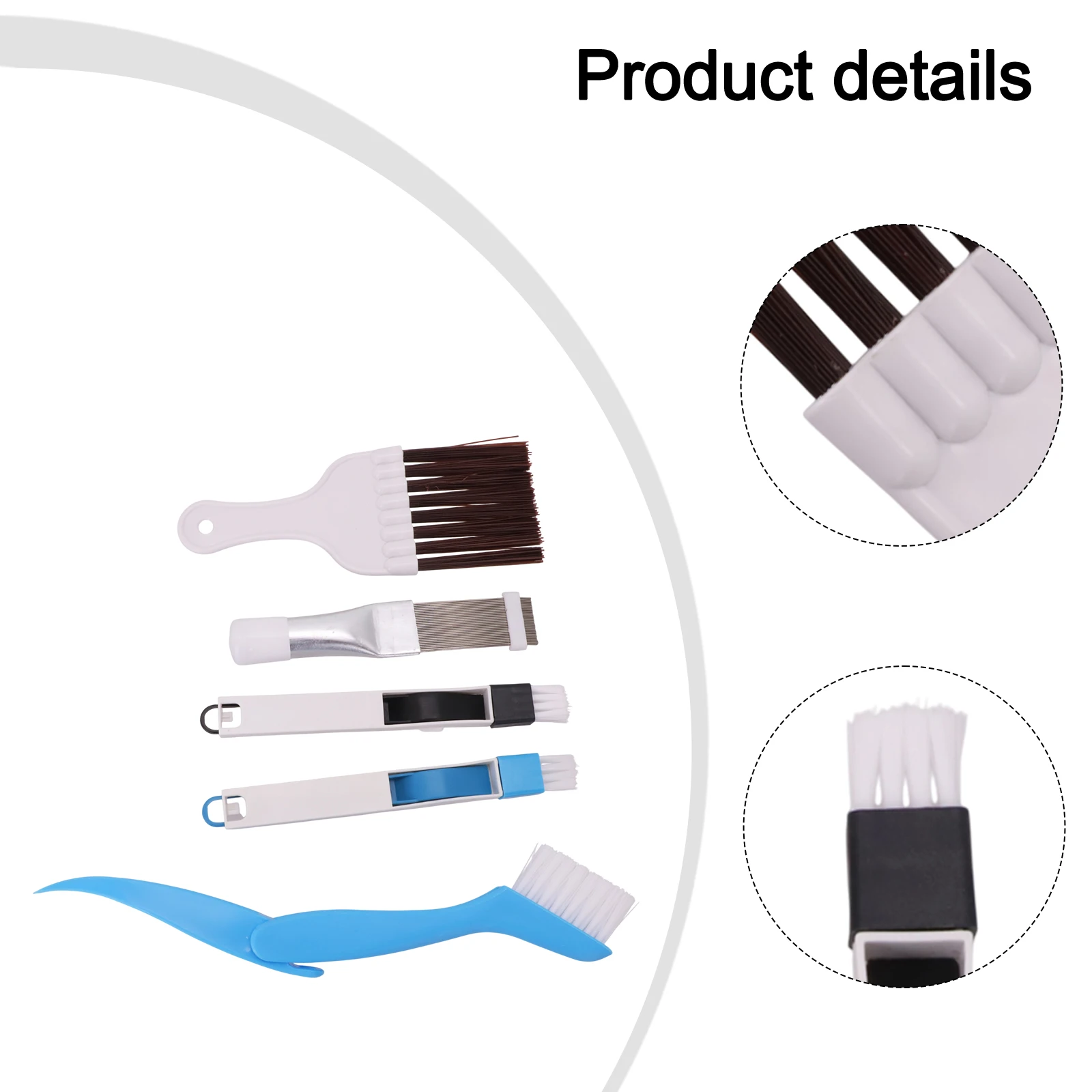 Dust Removal Brush Air Conditioner Brush Efficient Dust Removal Flexible Handling Kit For Refrigerator Maintenance As Shown