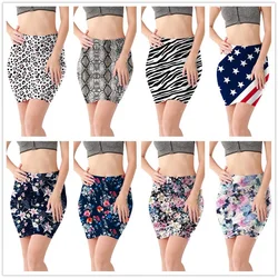 Mini jupes taille haute pour filles, sexy, motif léopard, pour salle de bain, décontractées, GT, hanches, courtes, serrées, de fête, SA0051