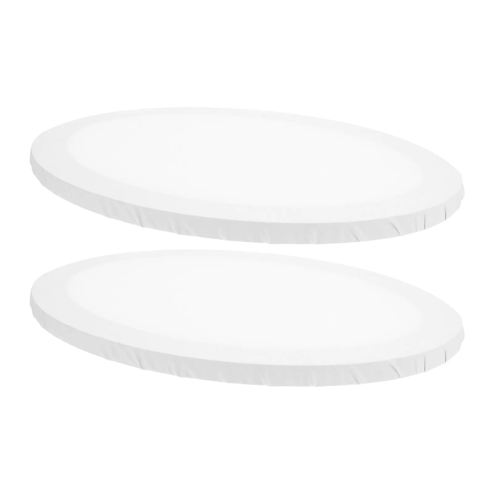 2Pcs Irregular Cotton Painting Board for Oil Acrylic Tempera Art Supplies Students Hobbyists Creative DIY Drawing Canvas Oval