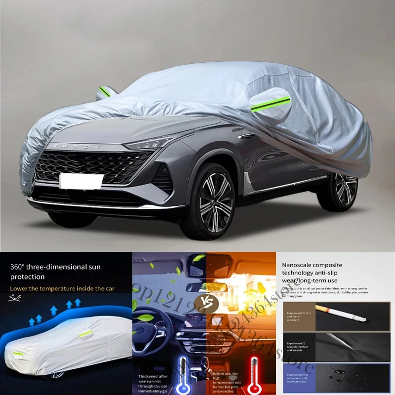 

For Roewe-RX9 Auto Anti snow Anti dust Anti-uv Anti peeling paint And Anti Rainwater 210t Car cover protection