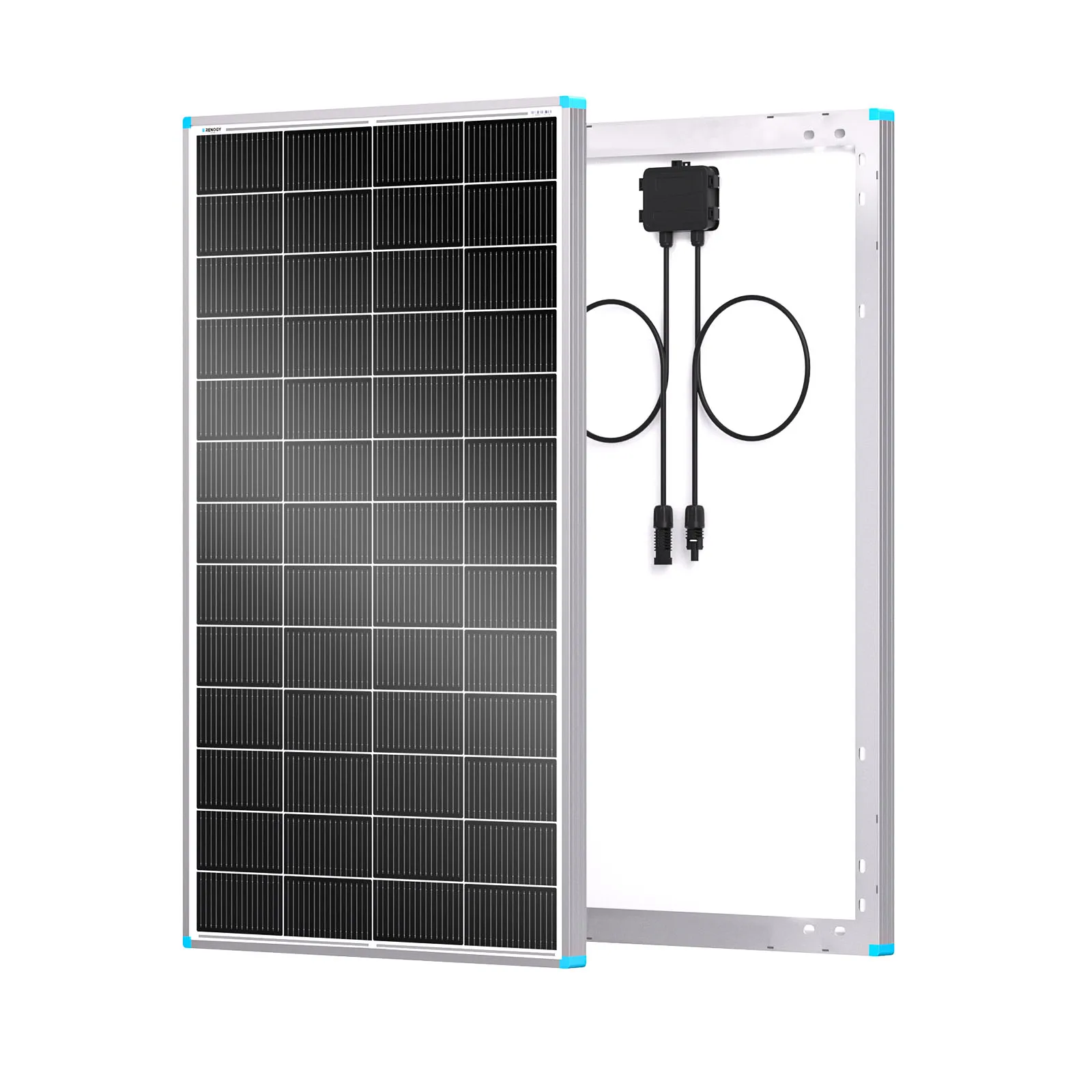 Renogy 16BB N-Type 200 Watt 24V Solar Panel, 24 Volt 200W Solar Panel 25% High-Efficiency, PV Module Power Charger for RV Marine