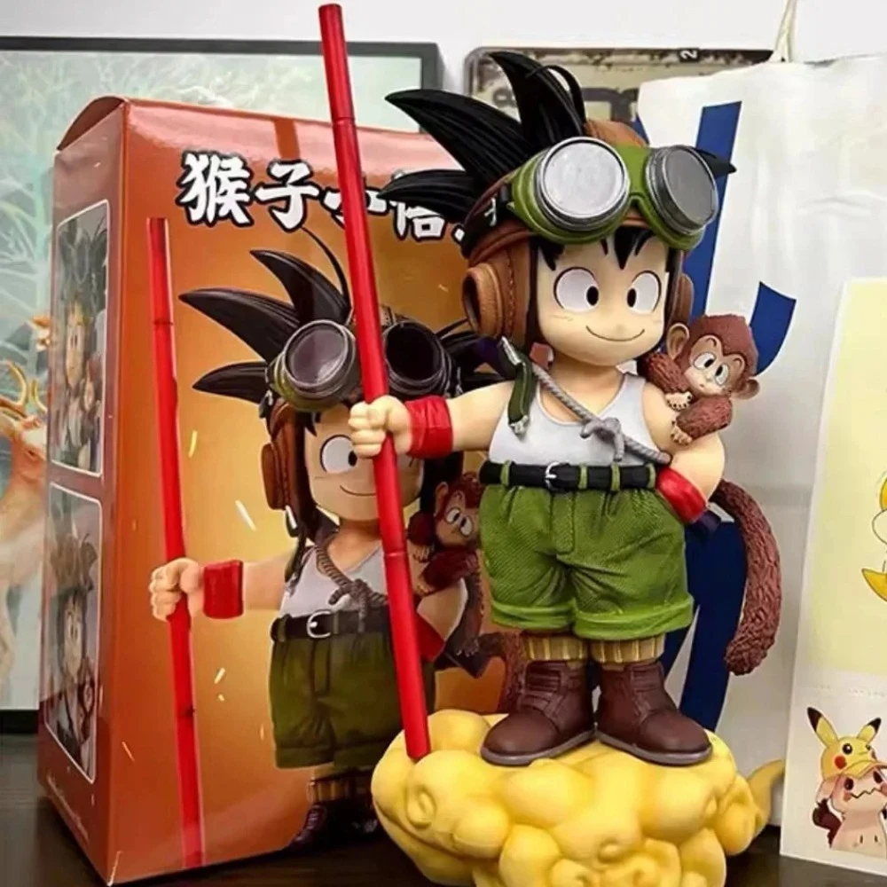 Dragon Ball Super Son Goku Anime-Figur - Niedlicher Modus PVC-Modell Statue Sammlerstück Dekoration Geschenk für DBZ-Fans