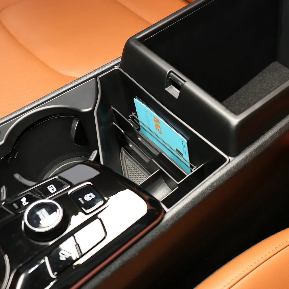 

For Kia Sportage NQ5 Left Hand Drive Car Central Console Water Cup Storage Box Organizer Container Tray Accessories