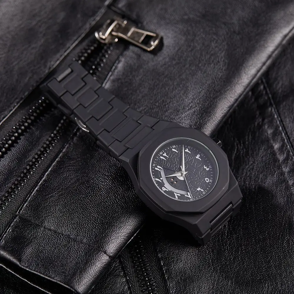 2025 nueva moda ocio minimalista hombres relojes de mujer peso ligero impermeable árabe relojes de cuarzo relojes para hombre