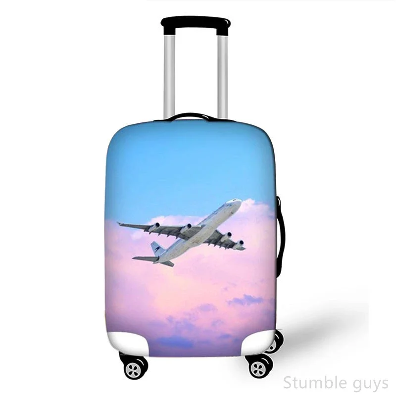 

Защитный эластичный чехол для багажа, устойчивый к износу, пыленепроницаемый, практичный для путешествий, подходит для чемоданов 18-32 дюймов.