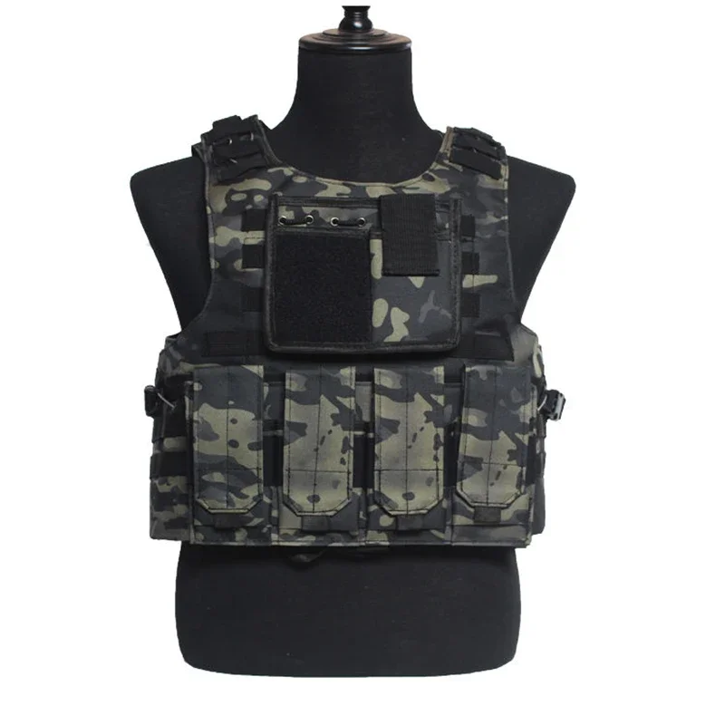 Chaleco táctico fluorescencia Molle chalecos equipo ropa al aire libre CS deportes caza camuflaje chaleco táctico