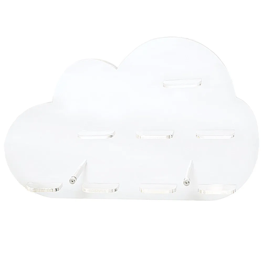 1Pcs Transparent Acrylic Desserts Display Stand Macarons Rack Cloud Shape for Wedding Birthday Party Dessert Display Holder