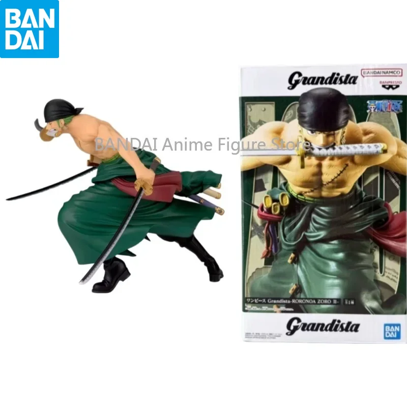 [In Stock]Original Bandai One Piece Banpresto Roronoa Zoro Anime Merchandise Action Figure Model Figurine Ornaments Holiday gift