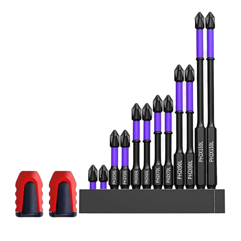 Upgraded High Hardness And Strong Magnetic Bit Set Anti-Shock Strong Magnetic Non-Slip Bits Kit Drill Screwdriver Bits