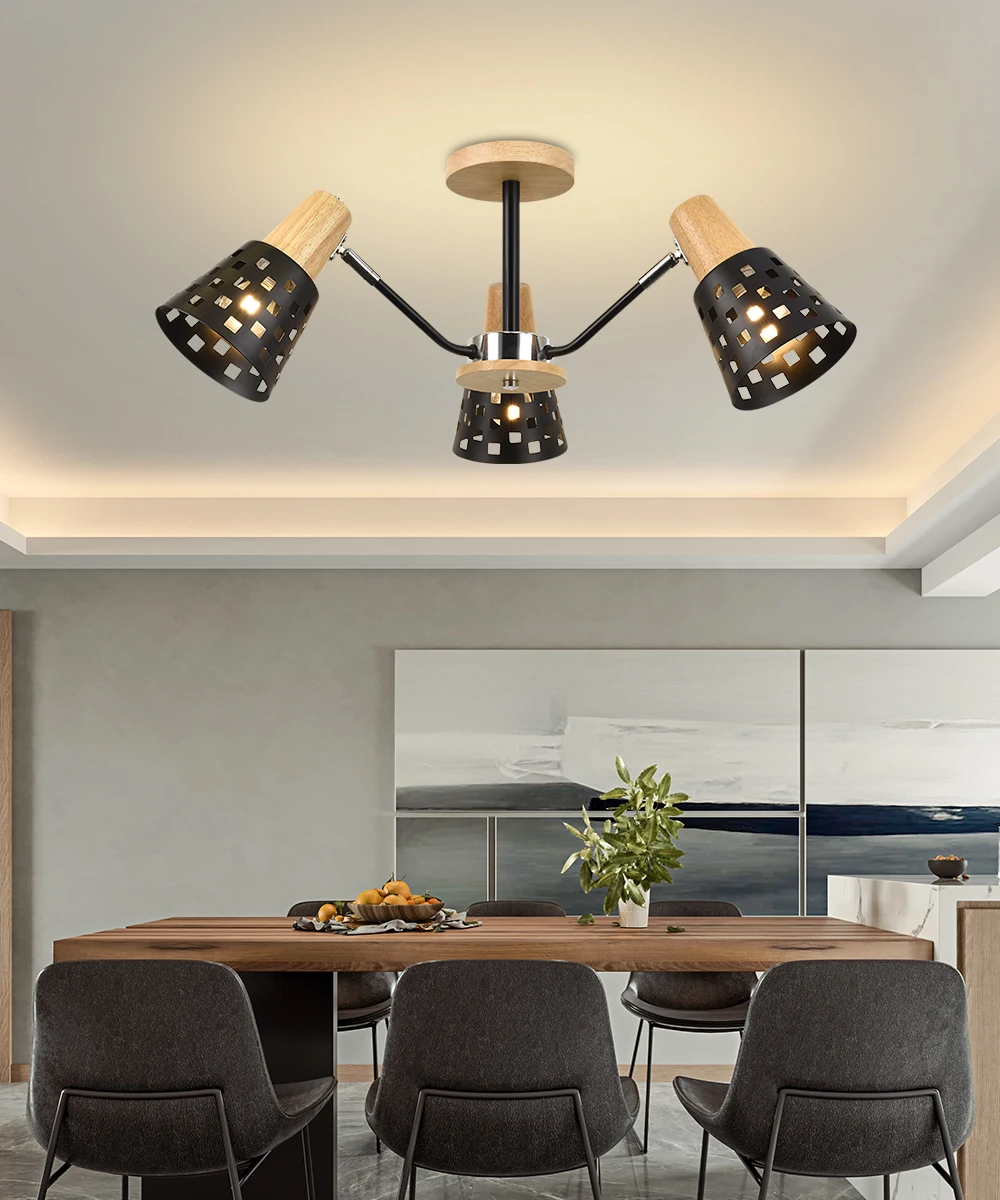 Scandinavian living room chandelier modern ceiling light dining room, bedroom kitchen pendant light indoor lighting chandelier