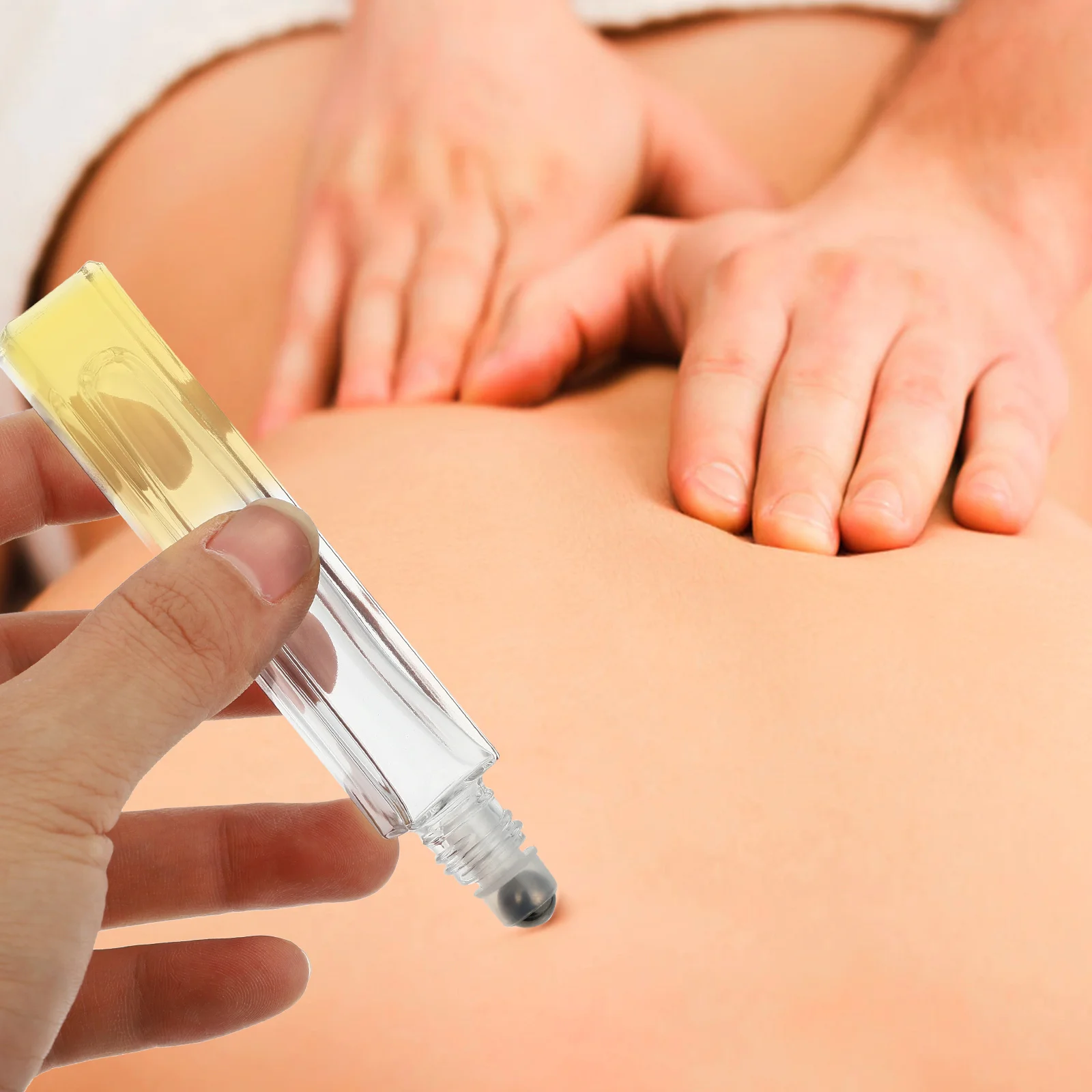 

5 Pcs Essential Oils Refillable Roller Ball Bottles Perfume Empty Glass Containers