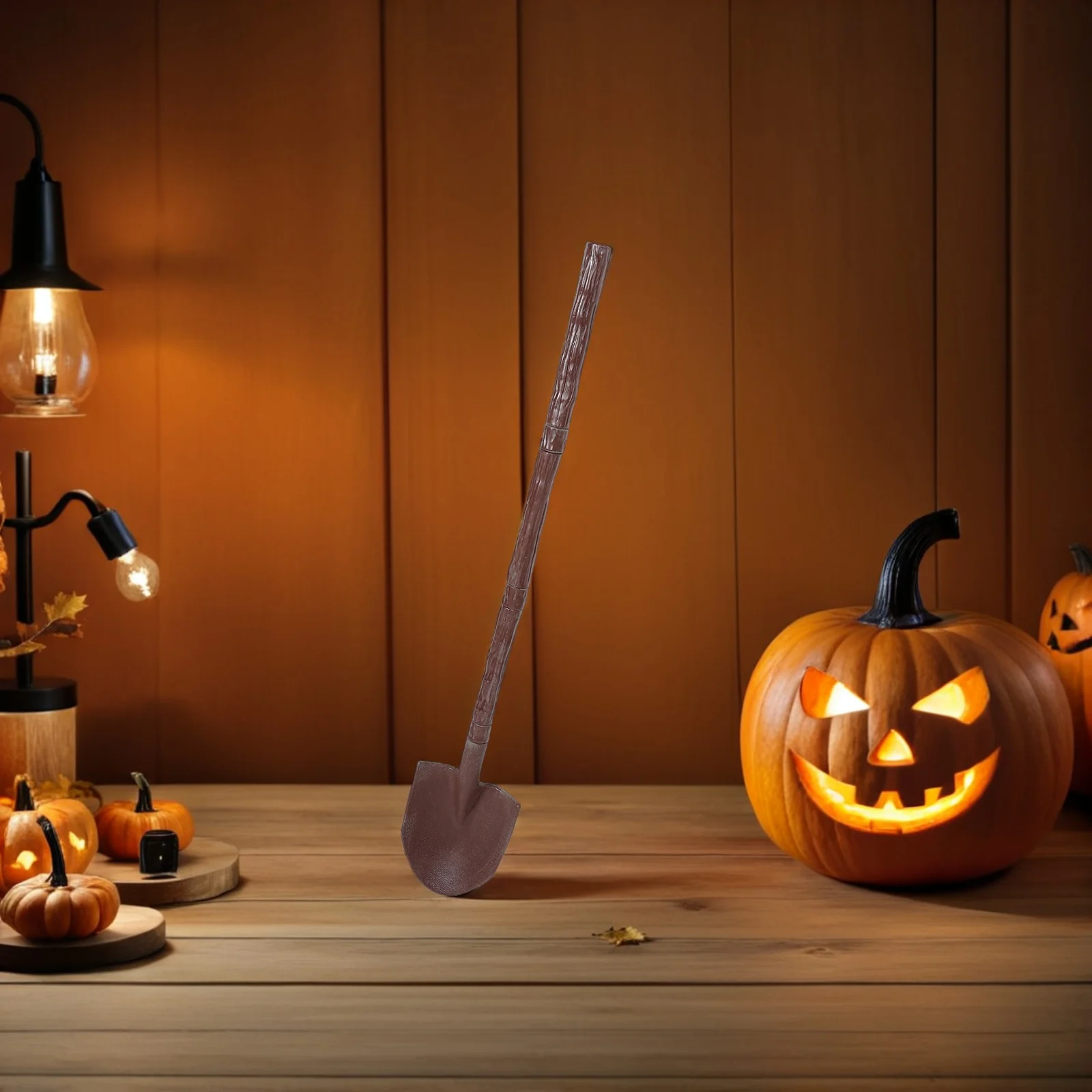 

Реалистичная поддельная лопата на Хэллоуин, легкий пластиковый инструмент для кладбища, аксессуары для костюмированной вечеринки, съемное жуткие украшение