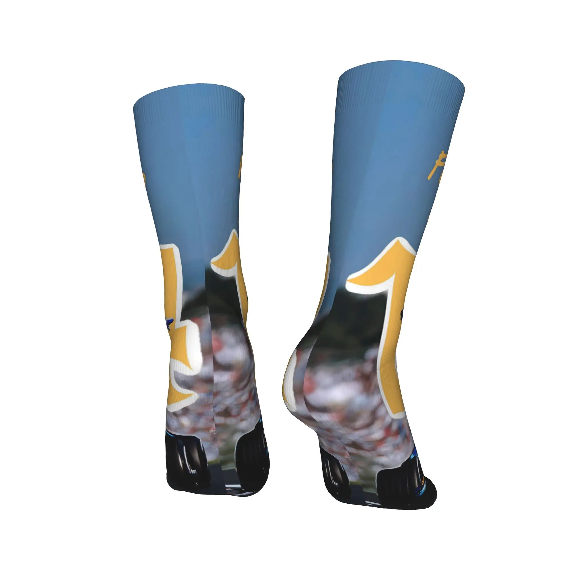 Fernandos Alonsos Racing Calze da uomo Calzini morbidi Harajuku Calzini invernali da corsa antiscivolo con grafica regalo