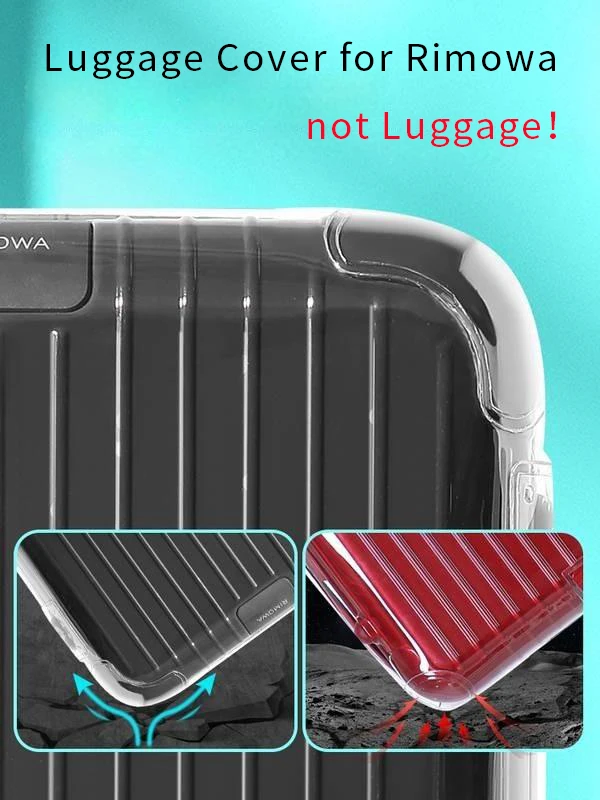 Applicable to Rimowa Transparent Protective Cover Essential Trunk Plus 31 33 Inch Rimowa Luggage Cover