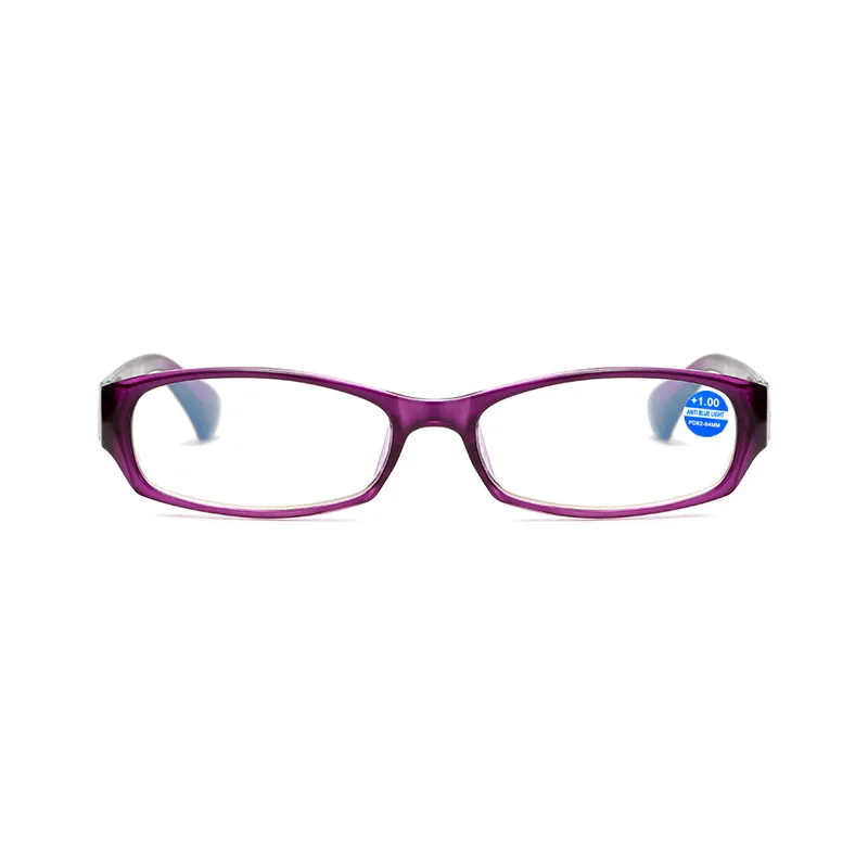 SHONEMES Rectangle Reading Glasses Stylish Women Reader Eyewear Anti Blue Light Presbyopic Eyeglasses Diopters +1 1.50 2 3 4