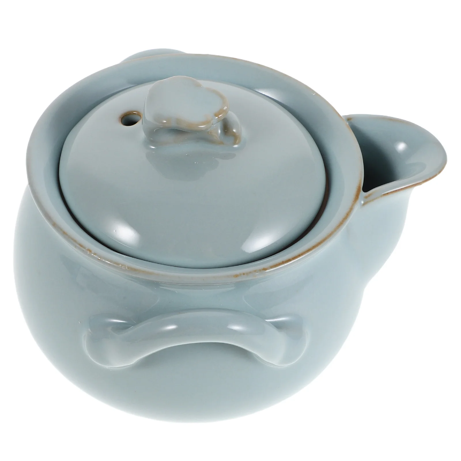 

Ceramic Teapot Chinese Kung Fu Tea Pot Vintage Porcelain Loose Leaf Tea Kettle Elegant Home Office Use Ceramic Teapot