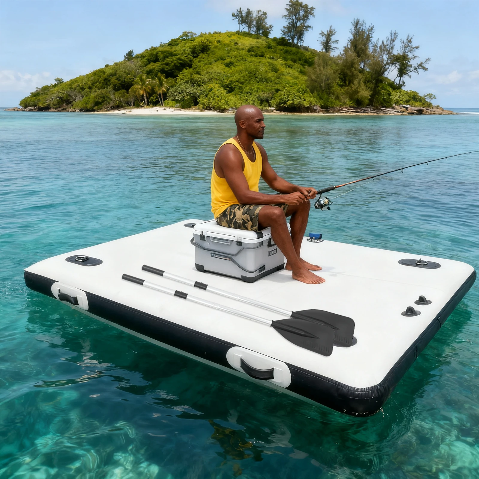 Portable Fishing Boat 2*1.5m I - đánh giá và giá Photography Yoga