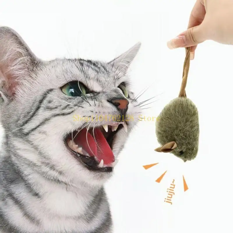 Automatic Electronic Mouse Cats Toy with Squeaky,Kitten Toy for Hunting Play best sale