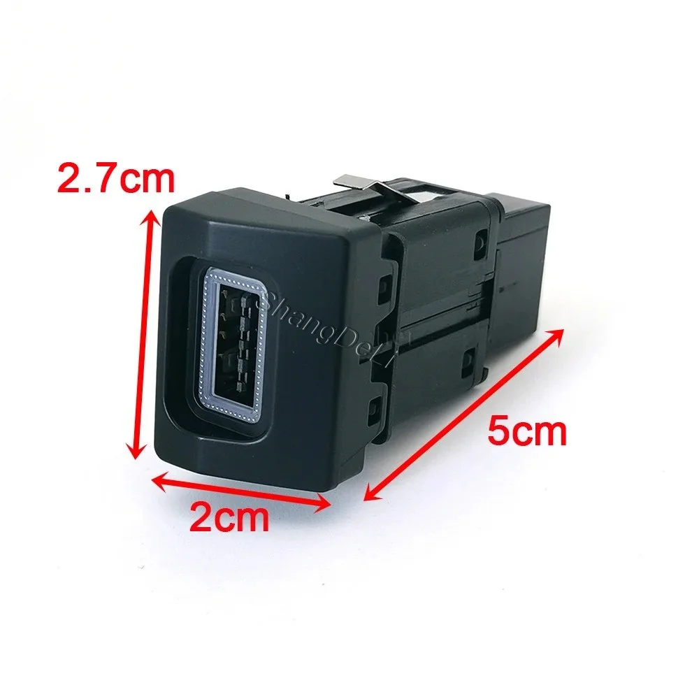 1 Stück Nachrüst-USB-Ladegerät mit Einzel-/Doppelanschluss, PD QC3.0, Grünes Licht, Ladeadapter-Steckdose für Skoda 2009-2013, für Superb 2010-2013 – Detail 2