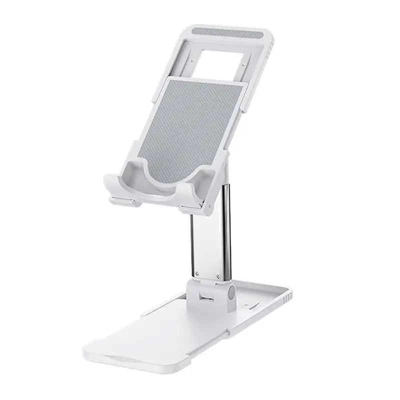 

652F Aluminium Alloy Phone Stand Holder Tablet Holders Phone Mounts with Bottom Silicone Pads Accessories