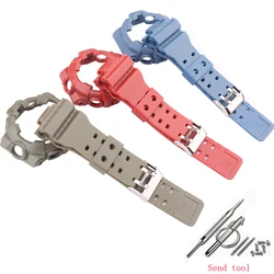 Watch Accessories Resin strap for GA700 710 735 male and female camo rubber case