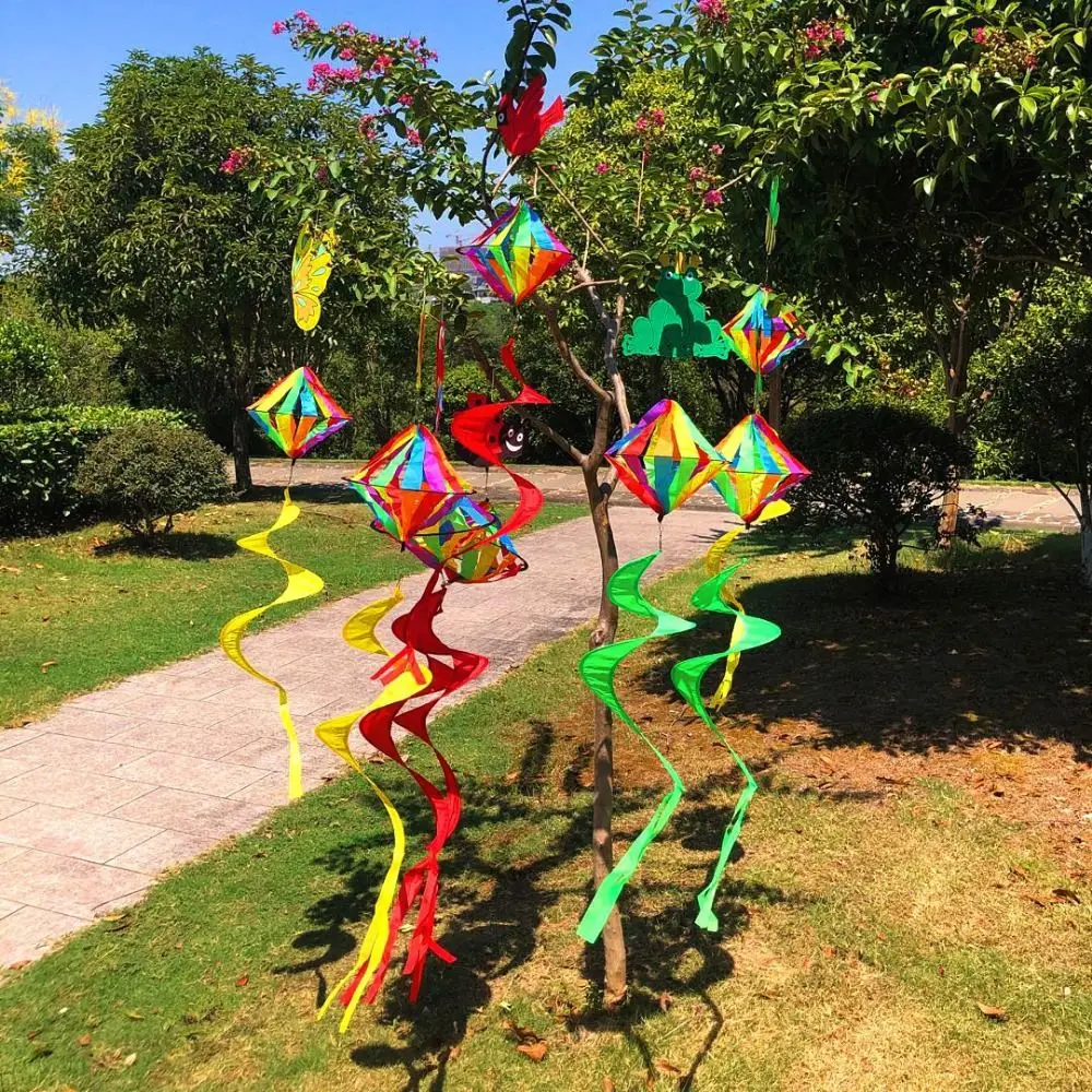 الملونة الكرتون الماس طاحونة زخرفة لا سامة معلقة ثلاثية الأبعاد الأبعاد عباد الشمس النحل الدورية الرياح قطاع القماش والبلاستيك