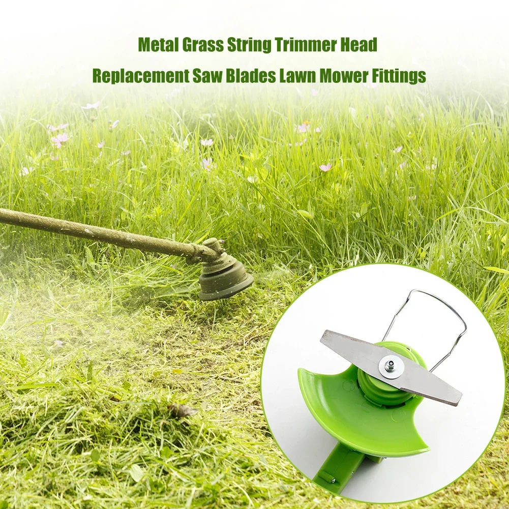 10-1Pcs Metal Grass Trimmer Blade Brushcutter Head Blades Garden Power Tools Saw Blades Lawn Mower Blade Replacement Parts
