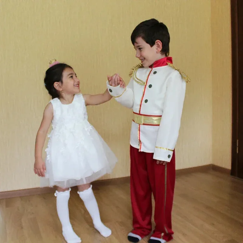 أطفال فارس موحدة البدلة خرافة الأمير الساحرة تأثيري حلي الصبي أعلى السراويل مرحلة الأداء زي الهالوين