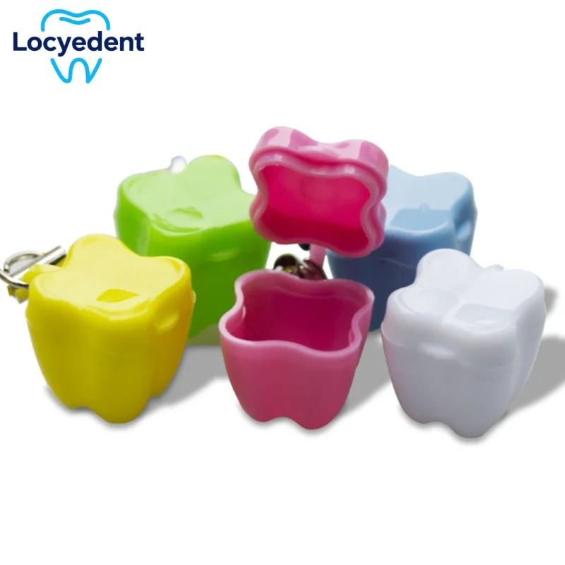 

50Pcs Baby Tooth Box Tooth Shape Milk Teeth Storage Boxes Child Baby Deciduous Tooth Organizer Container Baby Souvenir Gift Box