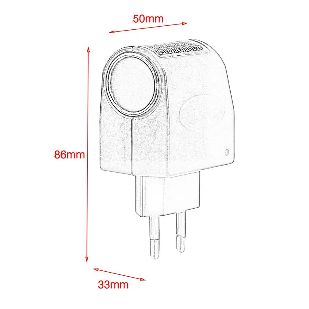 자동차 담배 라이터 범용 Portable110V-240V, 50-60Hz AC-12 V DC EU 플러그 자동차 전원 어댑터, 소켓 플러그 컨버터