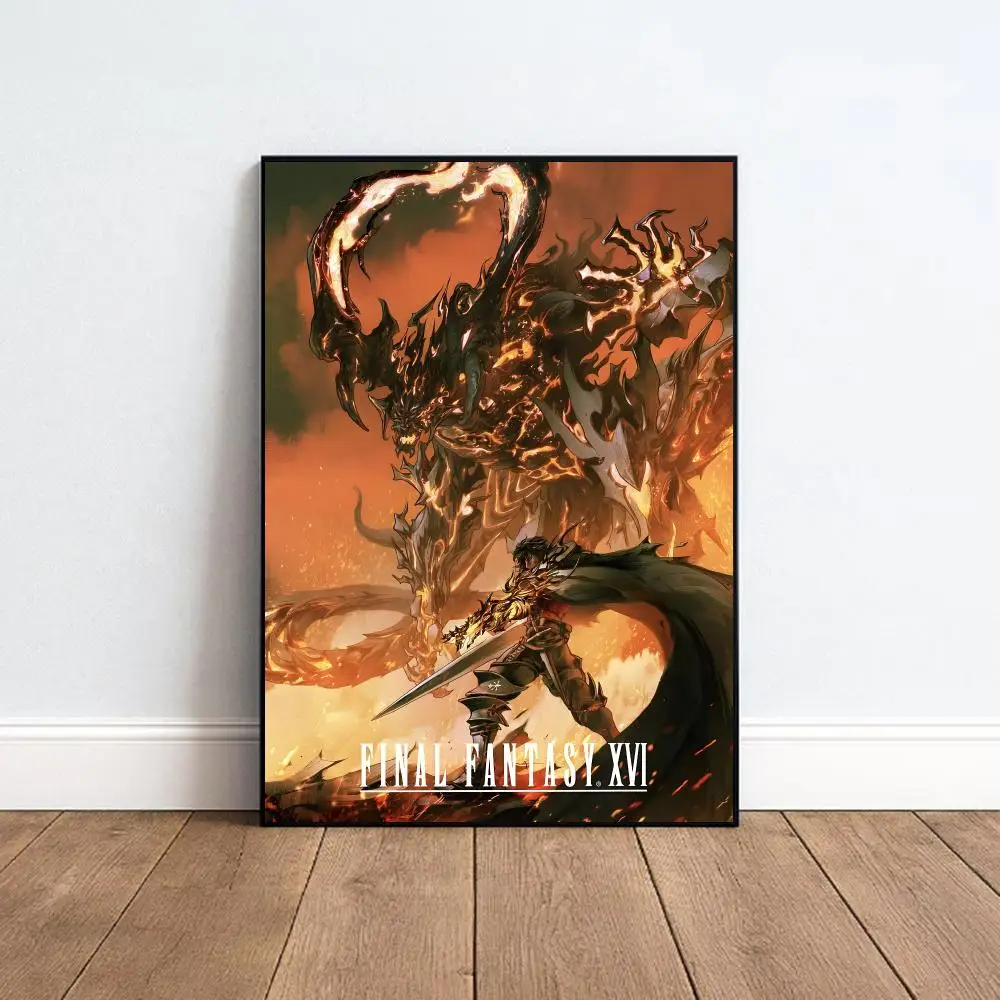 Epic RPG Final Fantasy XIV Poster Indoor & Outdoor Wall Decor for Young Collectors