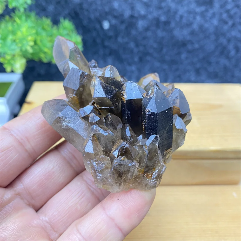 Natural Mineral Black Crystal Ore Specimen  Hhand-polished Feng Shui Meditation Chakra Crystal  Home Decoration Ornaments