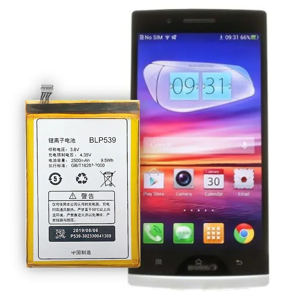 

Сменный аккумулятор BLP539, для OPPO X909 X909T Find5 BLP 539, высококачественные встроенные новые литиевые батареи большой емкости